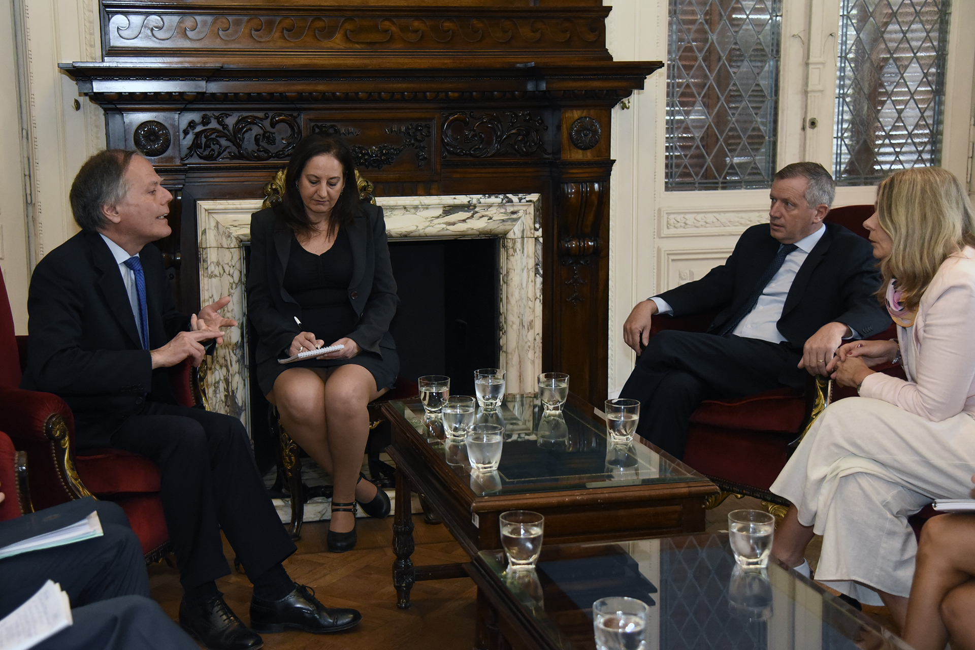 Galeria de imagenes de la noticia MONZÓ RECIBIÓ EN LA CÁMARA DE DIPUTADOS AL CANCILLER DE LA REPÚBLICA ITALIANA 